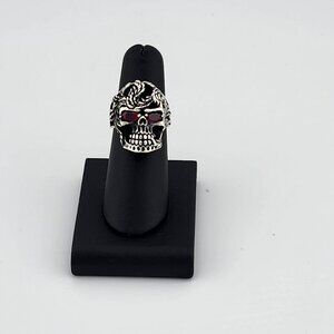 Brand New Sterling Silver 925 Skull Head Ring